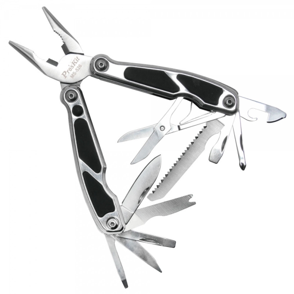 PROSKIT MS-526 STAINLESS STEEL 12-IN-1 MULTI-TOOL